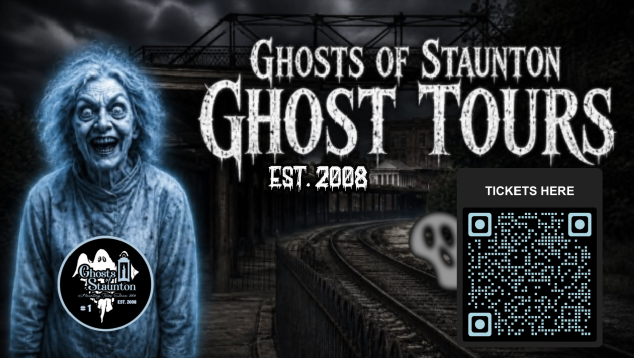 Ghosts of Staunton Ghost Tours Banner